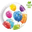 talerzyki papierowe sparkling balloons 20 cm 8 szt