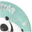talerzyki papierowe spiaca panda godan 18 cm 6 szt