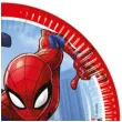talerzyki papierowe spiderman crime fighter procos 20 cm 8 szt