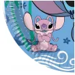talerzyki papierowe stitch angel niebieski procos 20 cm 8 szt