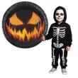 talerzyki papierowe straszna dynia party tino 23 cm 6 szt
