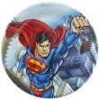 talerzyki papierowe superman comics procos 23 cm 8 szt