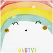 talerzyki papierowe tecza rainbow party procos 23 cm 8 szt