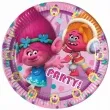talerzyki papierowe trolls procos 23 cm 8 szt