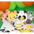talerzyki papierowe urodzinowe safari mix partypal 18 cm 4 szt