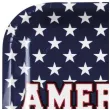 talerzyki papierowe usa american party boland 25 x 25 cm 6 szt
