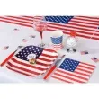 talerzyki papierowe usa party santex 23 x 23 cm