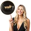 talerzyki papierowe vip very important party santex 22 5cm 10 szt