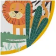 talerzyki papierowe wesole zoo amscan 23 cm 8 szt