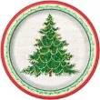 talerzyki papierowe wigilijna choinka unique 18 cm 8 szt