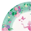 talerzyki papierowe wrozka floral fairy godan 23 cm 8 szt