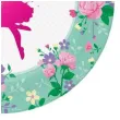 talerzyki papierowe wrozka floral fairy godan 23 cm 8 szt