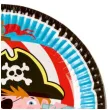 talerzyki papierowe wyspa piratow amscan 23 cm 8 szt