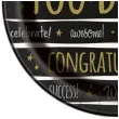 talerzyki papierowe you did it congatulations unique 23 cm 8 szt