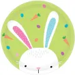 talerzyki papierowe zajaczek hello bunny amscan 23 cm 8 szt