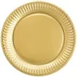 talerzyki papierowe zlote party godan 18 cm 6 szt