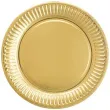 talerzyki papierowe zlote party godan 23 cm 6 szt