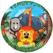 talerzyki papierowe zwierzaki safari ravi 18 cm 6 szt