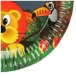 talerzyki papierowe zwierzaki safari ravi 23 cm 6 szt