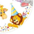 talerzyki papierowe zwierzeta imprezowe zoo mix maki 23 cm 8 szt