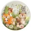 talerzyki papierowe zwierzeta lesni przyjaciele partypal 18 cm 6 szt