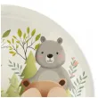 talerzyki papierowe zwierzeta lesni przyjaciele partypal 18 cm 6 szt