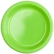 talerzyki plastikowe amscan l zielone jabluszko 22 8 cm 10 szt