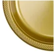 talerzyki plastikowe amscan l zlote 22 8 cm 10 szt