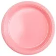 talerzyki plastikowe amscan m rozowe jasne 17 7 cm 10 szt
