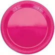talerzyki plastikowe amscan rozowe 22 8 cm 20 szt