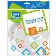talerzyki plastikowe classic biale ravi 22 cm 12 szt