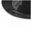 talerzyki plastikowe classic czarny aluplast 24 cm 12 szt