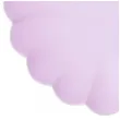 talerzyki plastikowe falbanka pastelowe fioletowy jasny partydeco 22 cm 4 szt