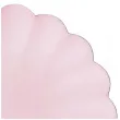 talerzyki plastikowe falbanka pastelowe rozowy jasny partydeco 22 cm 4 szt