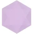 talerzyki vert decor heksagonalne fioletowy amscan 20 8 cm 6 szt