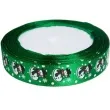 tasiemka satynowa balwanek zielona 15 mm 16 m