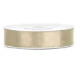 tasiemka satynowa bezowa 12 mm 25 m