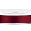 tasiemka satynowa classic bordowa partydeco 6 mm 25 m