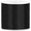 tasiemka satynowa classic czarna partydeco 75 mm 25 m