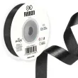 tasiemka satynowa classic czarny partypal 12 mm 23 m