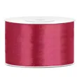 tasiemka satynowa czerwona wino 38 mm 25 m