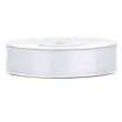 tasiemka satynowa dwustronna biala 12 mm 25 m