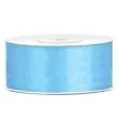 tasiemka satynowa dwustronna blekitna 25 mm 25 m