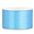 tasiemka satynowa dwustronna blekitna 38 mm 25 m
