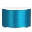 tasiemka satynowa dwustronna turkusowa 38 mm 25 m