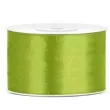 tasiemka satynowa dwustronna zielona jasna 38 mm 25 m