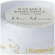 tasiemka satynowa komunia swieta golebica i winogron deco mariage 12 mm 22 m
