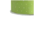 tasiemka satynowa kropki zielone jabluszko partydeco 25 mm 25 m