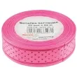 tasiemka satynowa serduszka rozowy brewis 25 mm 22 m