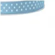 tasiemka satynowa w kropki blekitna 6 mm 25 m